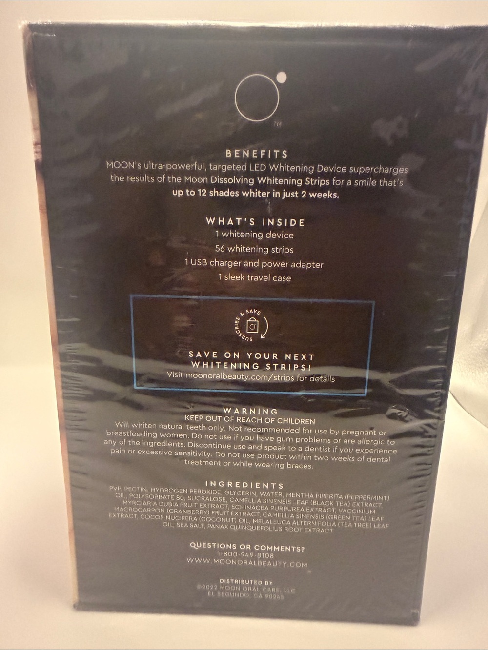 Moon The Teeth Whitening Device - Black with Clear Mouthpiece - Picture 4 of 5